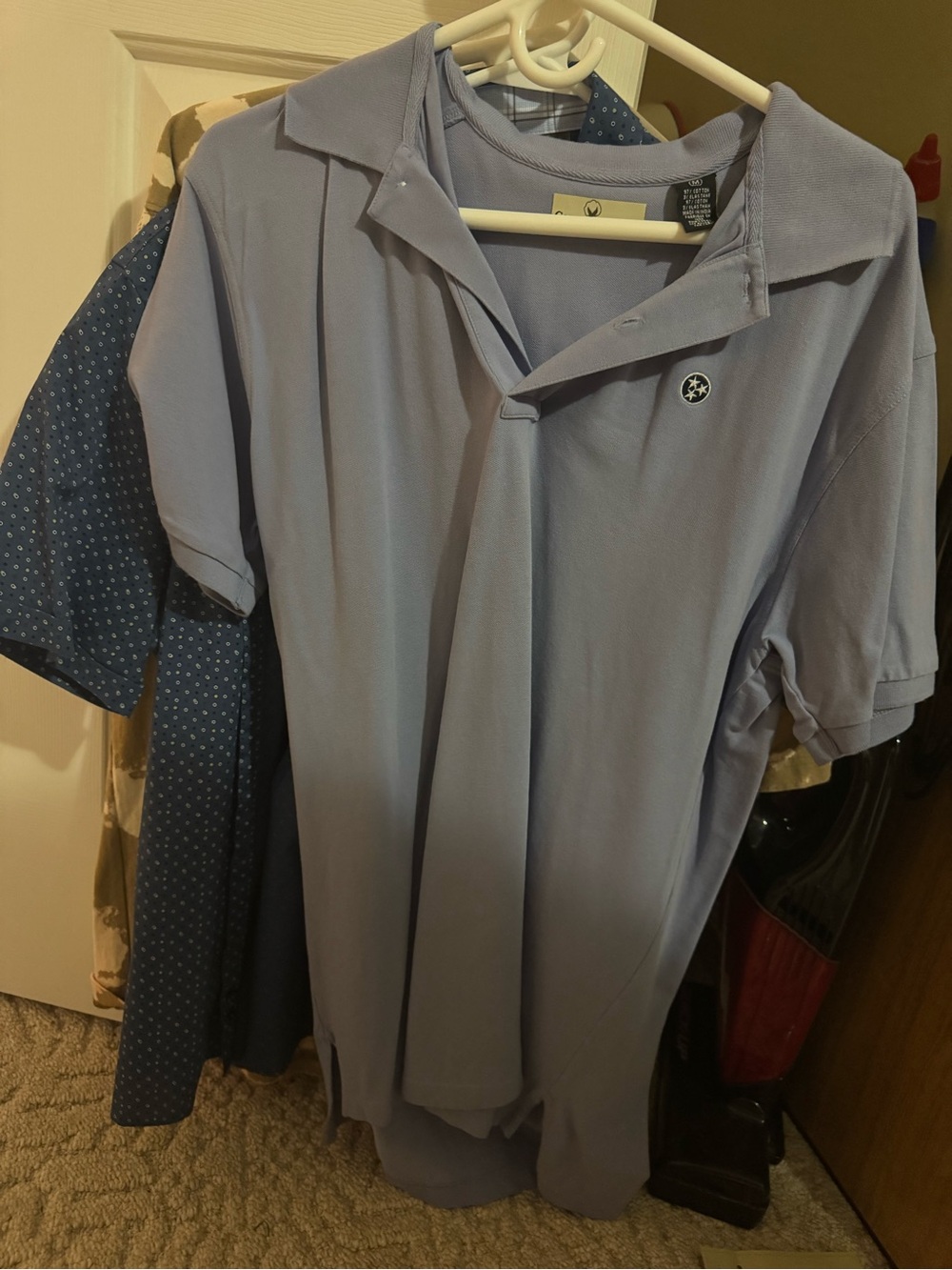 Men’s Short-Sleeve Dress Polo - Lavender